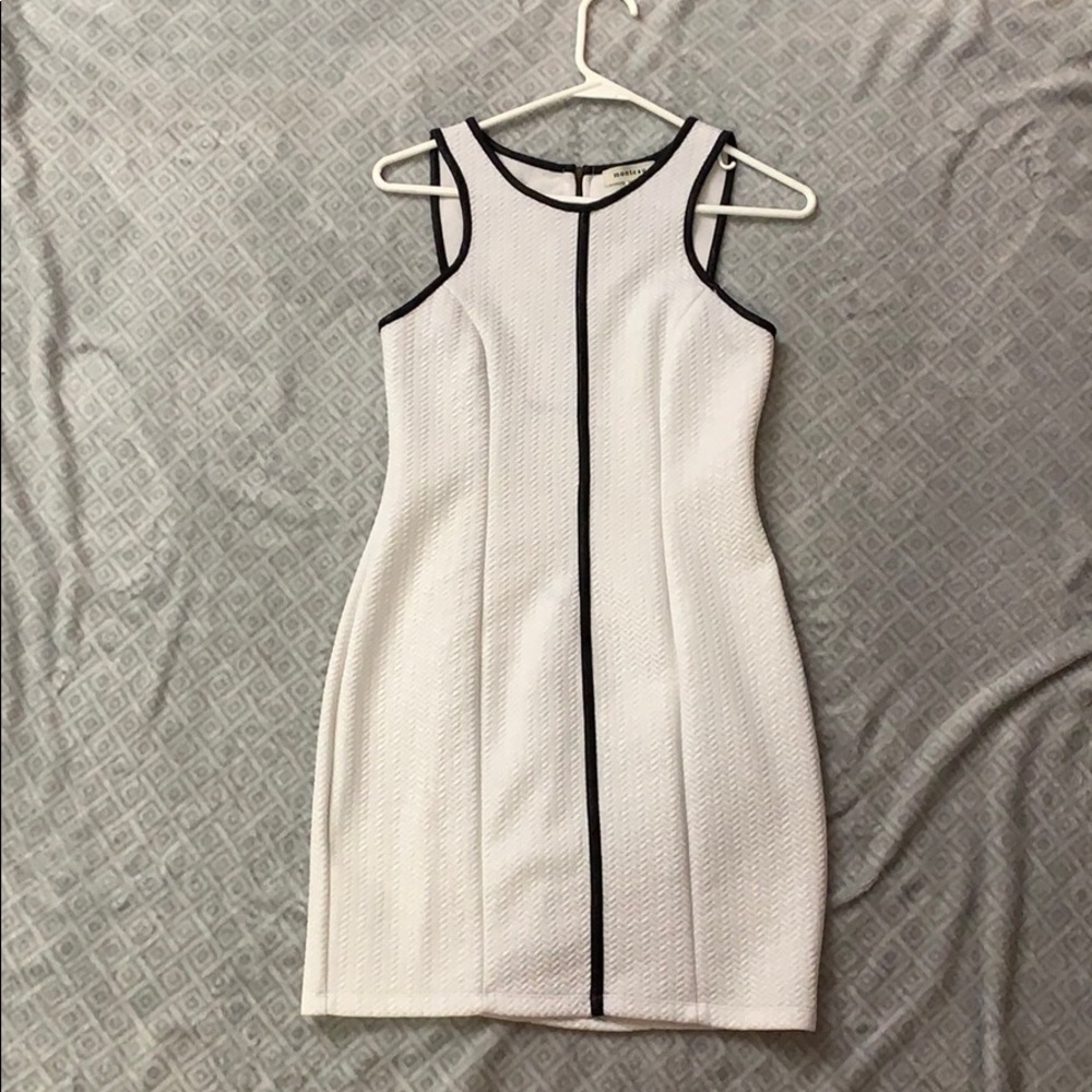 White fitted dress